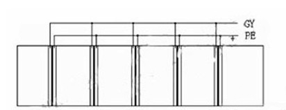 圖112V電池(6單格)的高壓接線圖
