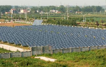山東首座太陽能光伏電站